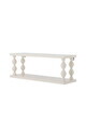 Raft de perete, Bloomingville, Salino, 60x17x21.5 cm, MDF/lemn de brad, alb