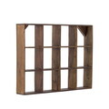 Raft de perete, Bloomingville, Tilo, 53x10x70 cm, lemn reciclat, maro