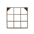 Raft de perete, Bloomingville, Tilo, 53x10x53 cm, lemn reciclat, maro