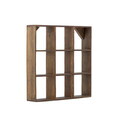 Raft de perete, Bloomingville, Tilo, 53x10x53 cm, lemn reciclat, maro