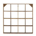 Raft de perete, Bloomingville, Tilo, 70x10x70 cm, lemn reciclat, maro