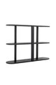 Raft de perete, Bloomingville, Vicente, 80x19x55.5 cm, MDF/lemn de pin, negru