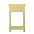 Masuta de cafea, Bloomingville, Salino, 36x33x70 cm, lemn de brad/MDF, galben