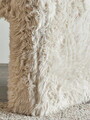 Taburet, Bloomingville, Bobbie, 70x40x45 cm, placaj/lemn de plop/poliester, natural