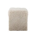 Taburet, Bloomingville, Bobbie, 70x40x45 cm, placaj/lemn de plop/poliester, natural
