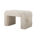 Taburet, Bloomingville, Bobbie, 70x40x45 cm, placaj/lemn de plop/poliester, natural