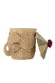 Cos cu capac, Bloomingville, Bobo, 35x35x50 cm, zambila de apa impletita, natural