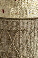 Cos cu capac, Bloomingville, Cillie, 40x72 cm, iarba de mare impletita/otel, natural