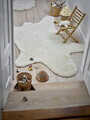 Cos cu capac, Bloomingville, Space, 31x35 cm, ratan, natural