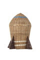 Cos cu capac, Bloomingville, Space, 31x35 cm, ratan, natural