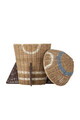 Cos cu capac, Bloomingville, Space, 31x35 cm, ratan, natural