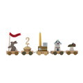 Jucarie aniversara, Bloomingville, Alfi Birthday, 39x5x8.5 cm, FSC 100%, MDF/lemn de fag, multicolor