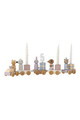Jucarie aniversara, Bloomingville, Junaid Birthday v1, 38x5x11 cm, FSC 100%, MDF/lemn de fag, multicolor