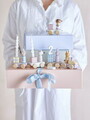 Jucarie aniversara, Bloomingville, Junaid Birthday v1, 38x5x11 cm, FSC 100%, MDF/lemn de fag, multicolor
