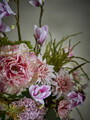 Buchet flori artificiale, Bloomingville, Breeze, 40x138 cm, poliester/polietilena, roz