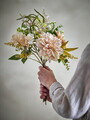 Buchet flori artificiale, Bloomingville, Glow, 23x46 cm, poliester/polietilena, natural