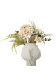 Buchet flori artificiale, Bloomingville, Glow, 23x46 cm, poliester/polietilena, natural
