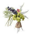 Buchet flori artificiale, Bloomingville, Poetry, 30x80 cm, polietilena/fier/textil, verde