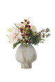 Buchet flori artificiale, Bloomingville, Splendor, 23x45 cm, poliester/polietilena, roz