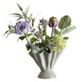 Buchet flori artificiale, Bloomingville, Whisper, 30x80 cm, polietilena/fier/textil, mov
