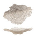 Bol decorativ, Bloomingville, Aiku, 38x29x7 cm, sticla, natural