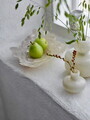 Bol decorativ, Bloomingville, Aiku, 38x29x7 cm, sticla, natural