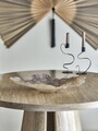 Bol decorativ, Bloomingville, Aiku, 38x29x7 cm, sticla, natural