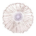 Bol decorativ, Bloomingville, Mariko, 31x8 cm, 2 L, sticla, roz