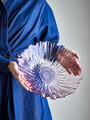 Bol decorativ, Bloomingville, Mariko, 31x8 cm, 2 L, sticla, roz