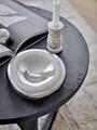 Bol decorativ, Bloomingville, Shine, 18x6 cm, ceramica, argintiu