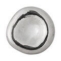 Bol decorativ, Bloomingville, Shine, 18x6 cm, ceramica, argintiu