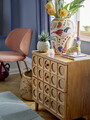 Set 2 suporturi lumanari, Bloomingville, Mamie, 12x7.5x16 cm, ceramica, multicolor