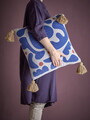 Perna decorativa, Bloomingville, Eviaya, 45x45 cm, amestec bumbac, multicolor