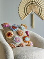 Perna decorativa, Bloomingville, Somma, 50x50 cm, lana/bumbac, multicolor