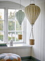 Decoratiune suspendata, Bloomingville, Pomp, 35x85 cm, poliester/zambila de apa, galben