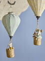 Decoratiune suspendata, Bloomingville, Pomp, 25x65 cm, poliester/zambila de apa, verde