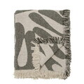 Pled, Bloomingville, Alk, 130x160 cm, amestec bumbac, verde