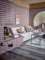 Pled, Bloomingville, Alk, 130x160 cm, amestec bumbac, verde