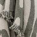 Pled, Bloomingville, Alk, 130x160 cm, amestec bumbac, verde