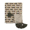 Pled, Bloomingville, Charlie, 130x160 cm, amestec bumbac, multicolor