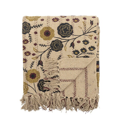 Pled, Bloomingville, Eydis, 130x160 cm, amestec bumbac, multicolor