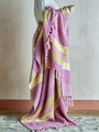 Pled, Bloomingville, Isnel Pink, 130x160 cm, amestec bumbac, multicolor