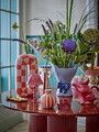 Vaza decorativa, Bloomingville, Belivia, 19.5x28.5 cm, ceramica, albastru