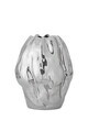 Vaza decorativa, Bloomingville, Bobby, 23.5x29 cm, ceramica, argintiu