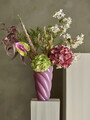 Vaza decorativa, Bloomingville, Callo, 17x29 cm, sticla, roz