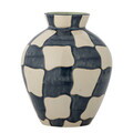 Vaza decorativa, Bloomingville, Check, 20x24 cm, ceramica, multicolor