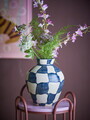 Vaza decorativa, Bloomingville, Check, 20x24 cm, ceramica, multicolor