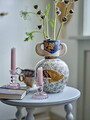 Vaza decorativa, Bloomingville, Hezha, 16.5x23.5 cm, ceramica, albastru