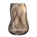 Vaza decorativa, Bloomingville, Ingolf, 19x18x26 cm, sticla, maro