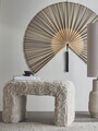 Decoratiune de perete, Bloomingville, Jaime, 150x110 cm, bambus/bumbac, negru